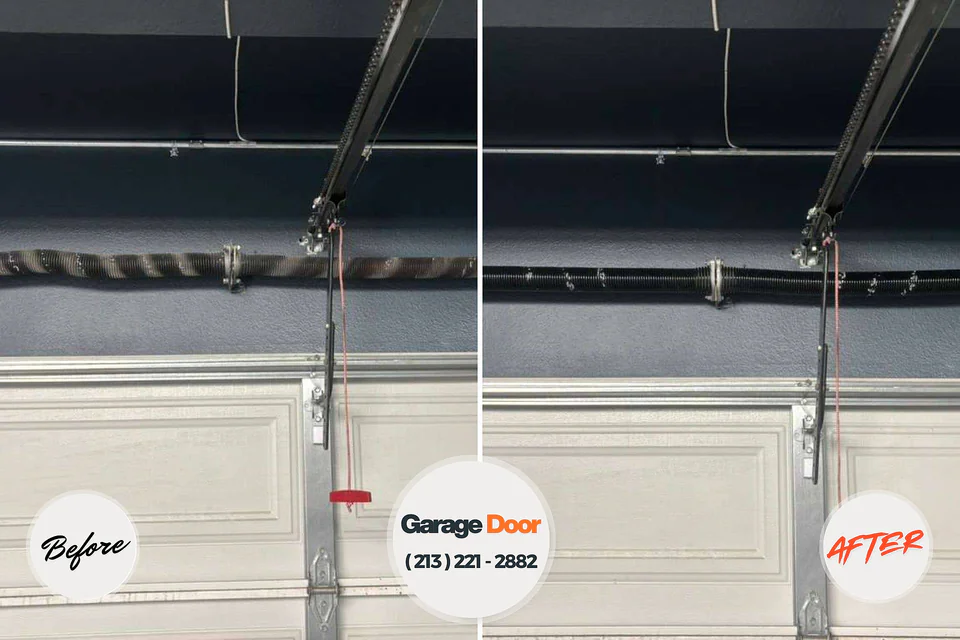 Before and after: garage door company Granite Falls, MN